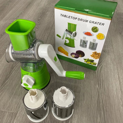 Multifunctional Roller Vegetable Cutter- Hand Crank