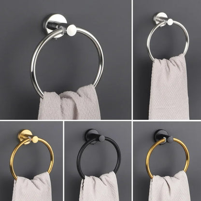 Round Towel Ring – Wall-Mount Bathroom Holder