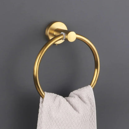 Round Towel Ring – Wall-Mount Bathroom Holder