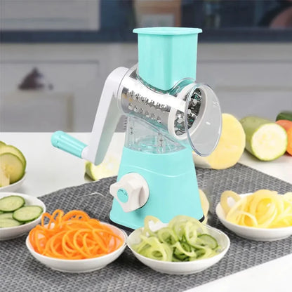 Multifunctional Roller Vegetable Cutter- Hand Crank